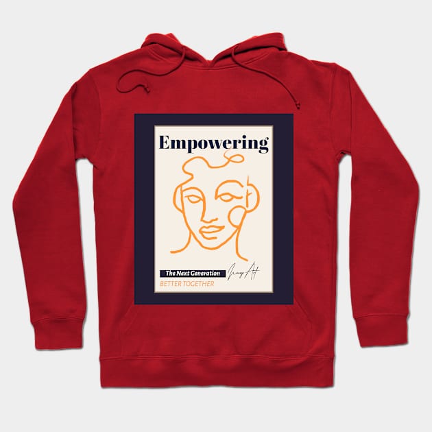 Black Empowering Hoodie by Jennson Designs